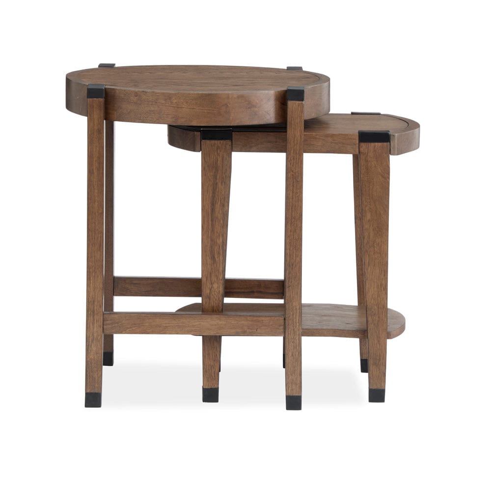 Magnussen - Kaysen Wallaby And Matte Black Nesting End Table - T5817-12 view 7