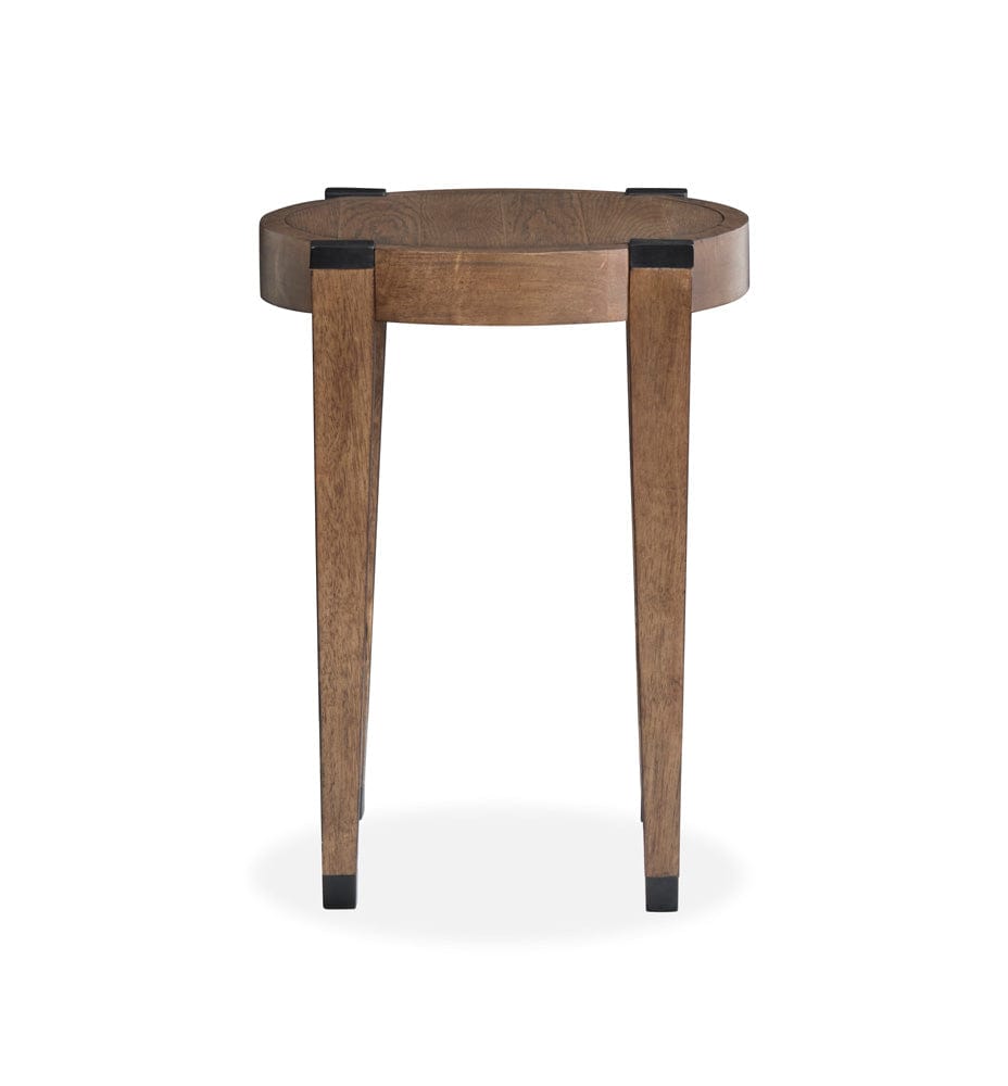 Magnussen - Kaysen Wallaby And Matte Black Round End Table - T5817-05 view 2