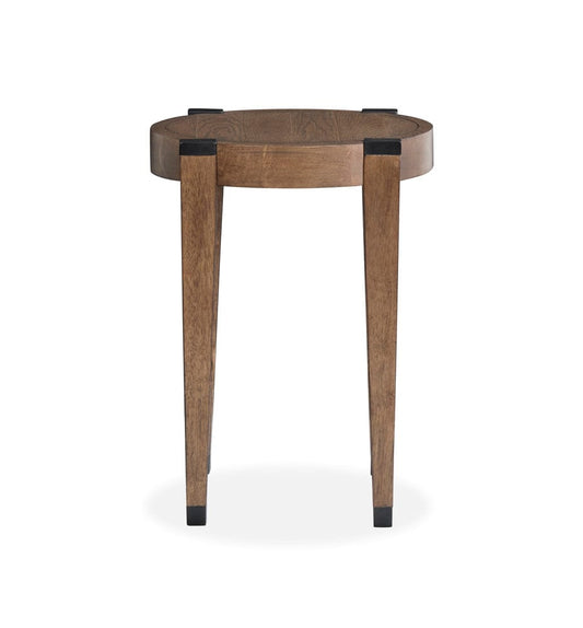 Magnussen - Kaysen Wallaby And Matte Black Round End Table - T5817-05 view 2