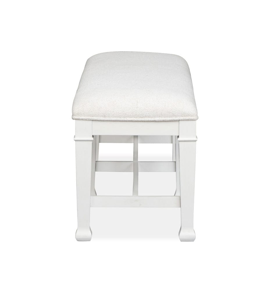 Magnussen - Kingston Whisper White And Cerused Nutmeg Bench - D6407-68 view 3