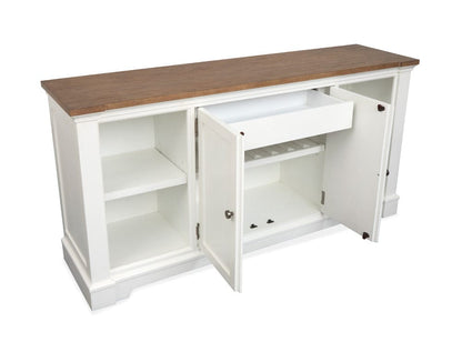 Magnussen - Kingston Whisper White And Cerused Nutmeg Credenza - D6407-11 view 7