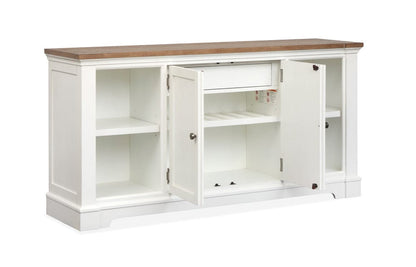 Magnussen - Kingston Whisper White And Cerused Nutmeg Credenza - D6407-11 view 9