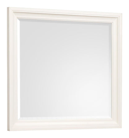 Magnussen - Kingston Whisper White And Cerused Nutmeg Landscape Mirror - B6407-40 view 1