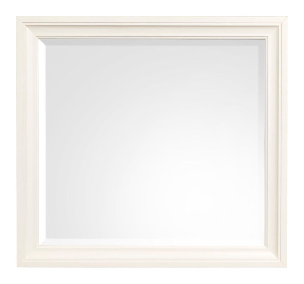 Magnussen - Kingston Whisper White And Cerused Nutmeg Landscape Mirror - B6407-40 view 2