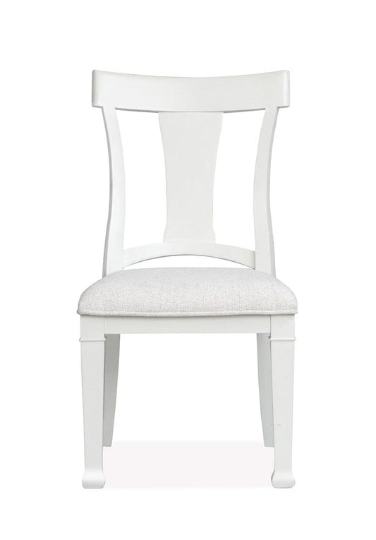 Magnussen - Kingston Whisper White And Cerused Nutmeg Upholstered Side Chair Two Pack - D6407-62 view 2