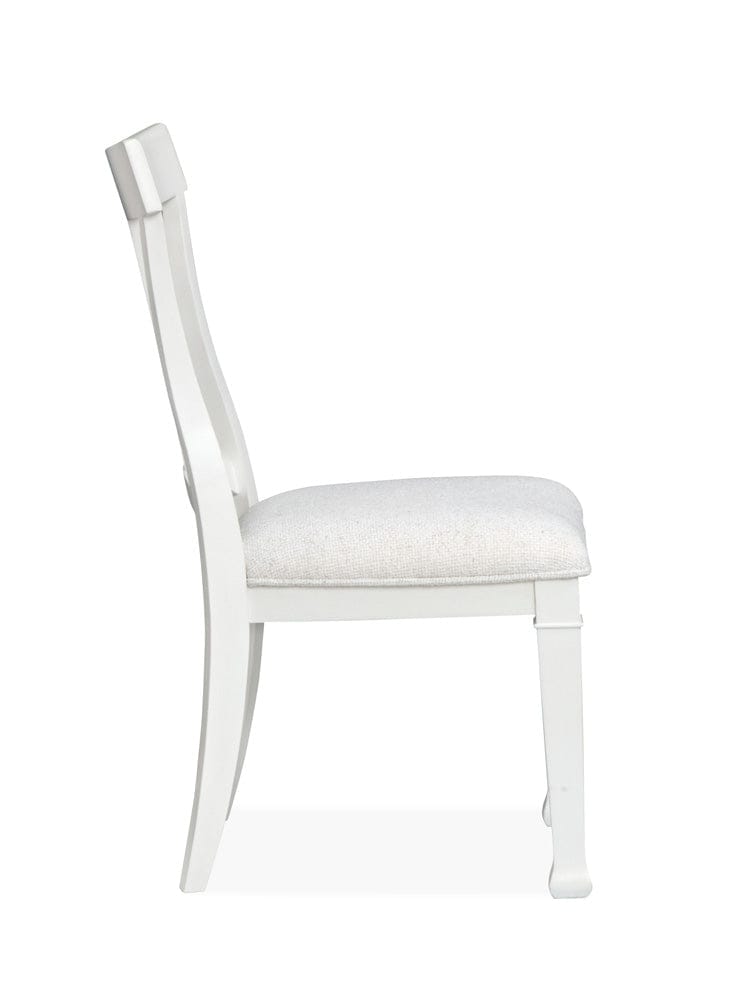 Magnussen - Kingston Whisper White And Cerused Nutmeg Upholstered Side Chair Two Pack - D6407-62 view 3