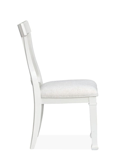 Magnussen - Kingston Whisper White And Cerused Nutmeg Upholstered Side Chair Two Pack - D6407-62 view 3