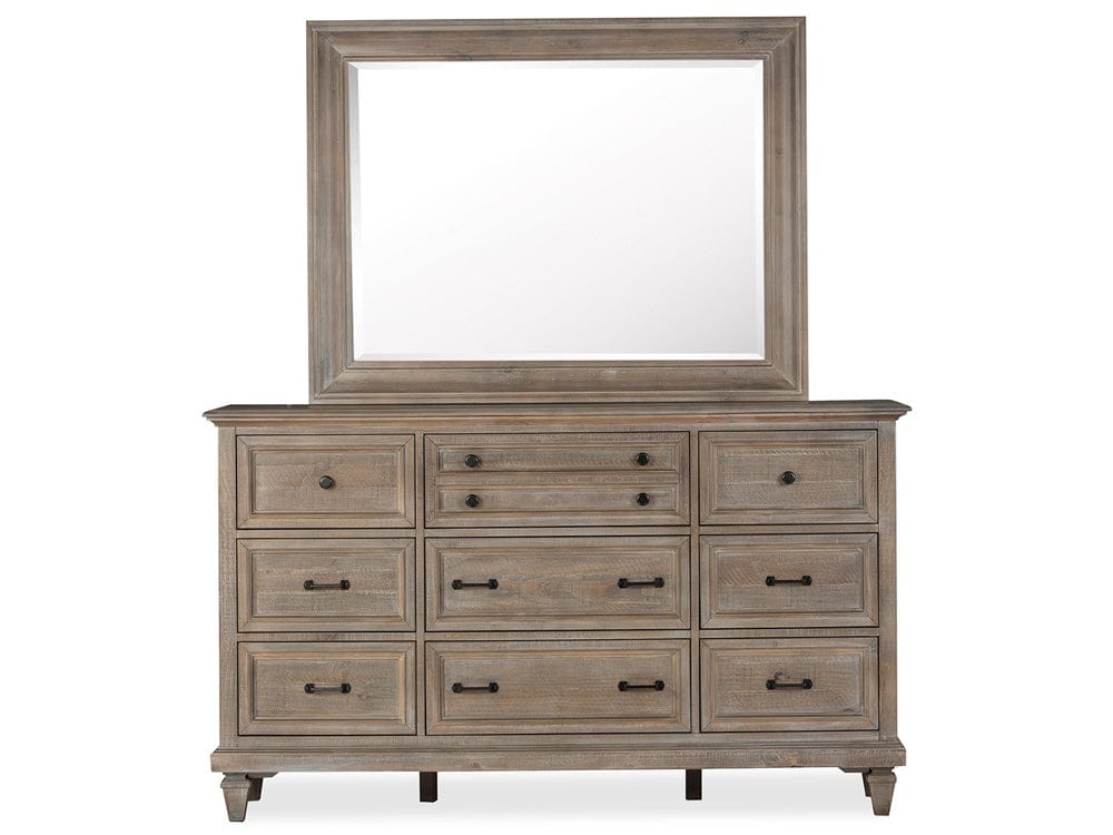 Magnussen - Lancaster Dovetail Grey Drawer Dresser With Landscape Mirror - B4352-2040 view 2