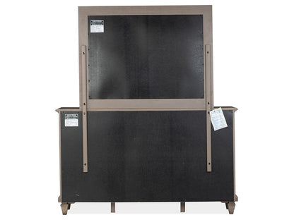Magnussen - Lancaster Dovetail Grey Drawer Dresser With Landscape Mirror - B4352-2040 view 3