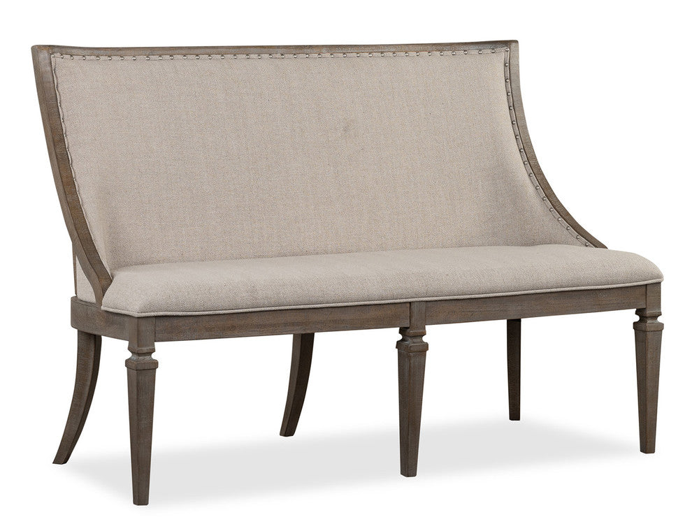 Magnussen - Lancaster Dovetail Grey Extendable Rectangular Dining Table 2 Upholstered Benches And 2 Side Chairs - D4352-20-KIT91 view 5