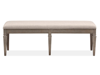 Magnussen - Lancaster Dovetail Grey Extendable Rectangular Dining Table With 2 Benches And Server - D4352-20-KIT72 view 6