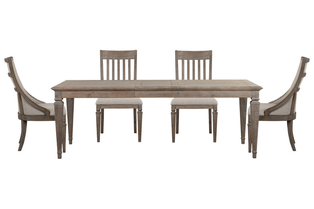Magnussen - Lancaster Dovetail Grey Extendable Rectangular Dining Table With 2 Side Chairs And 2 Arm Chairs - D4352-20-KIT31 view 1