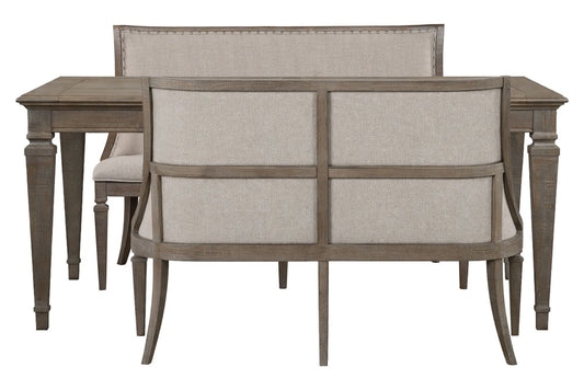 Magnussen - Lancaster Dovetail Grey Extendable Rectangular Dining Table With 2 Upholstered Benches - D4352-20-KIT86 view 1