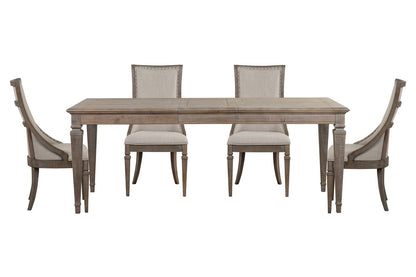 Magnussen - Lancaster Dovetail Grey Extendable Rectangular Dining Table With 4 Arm Chairs - D4352-20-KIT16 view 1