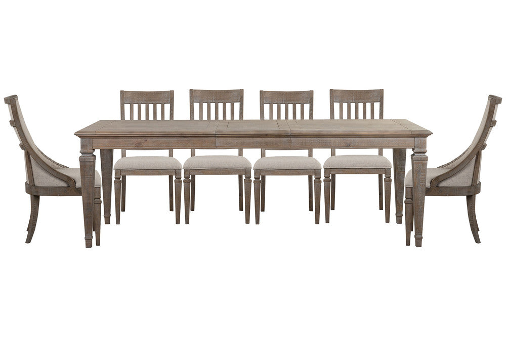 Magnussen - Lancaster Dovetail Grey Extendable Rectangular Dining Table With 4 Side Chairs And 2 Arm Chairs - D4352-20-KIT36 view 1