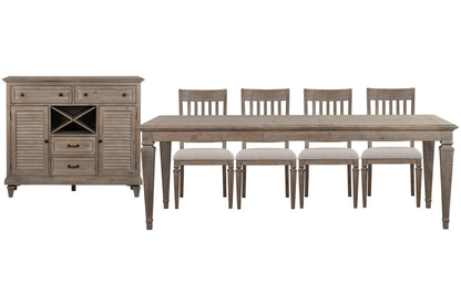 Magnussen - Lancaster Dovetail Grey Extendable Rectangular Dining Table With 4 Side Chairs And Server - D4352-20-KIT2 view 1