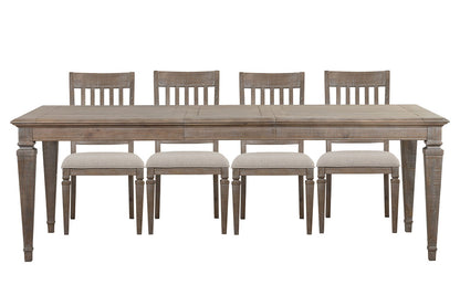 Magnussen - Lancaster Dovetail Grey Extendable Rectangular Dining Table With 4 Side Chairs - D4352-20-KIT1 view 1