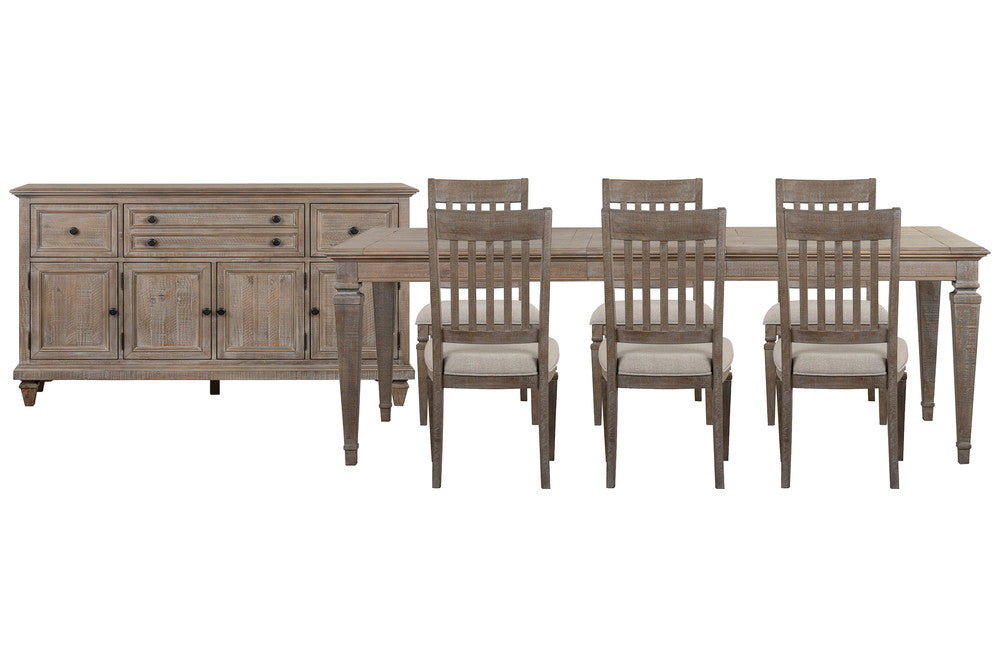Magnussen - Lancaster Dovetail Grey Extendable Rectangular Dining Table With 6 Side Chairs And Buffet - D4352-20-KIT8 view 1