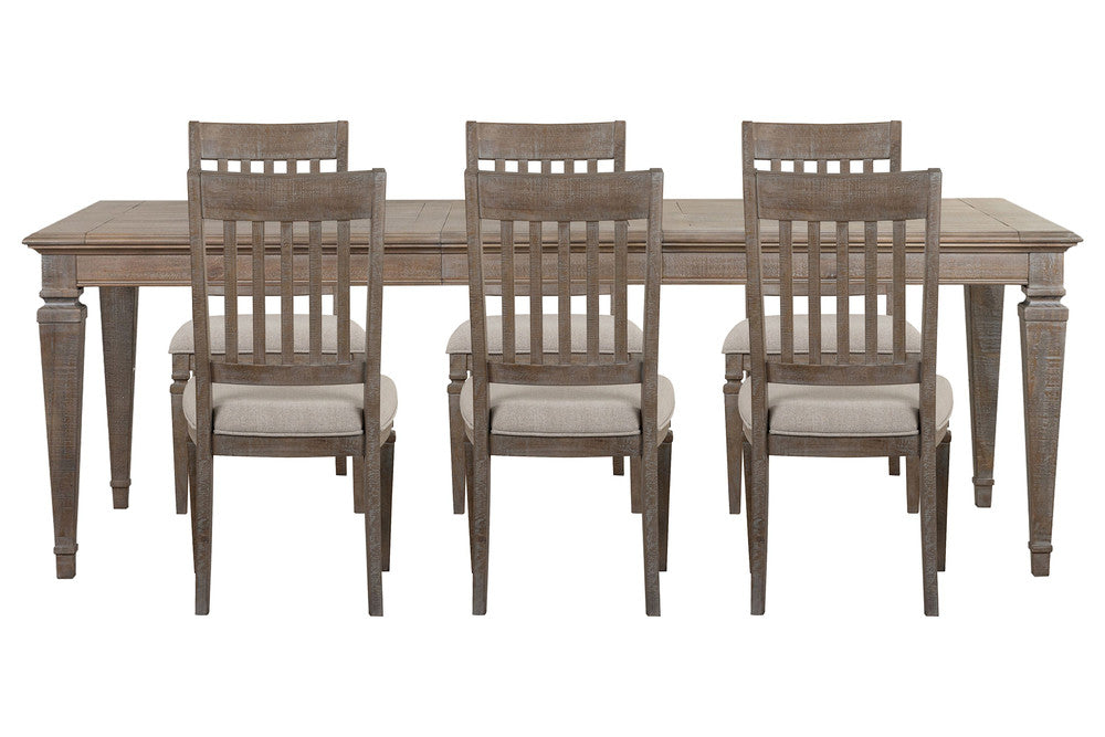 Magnussen - Lancaster Dovetail Grey Extendable Rectangular Dining Table With 6 Side Chairs - D4352-20-KIT6 view 1