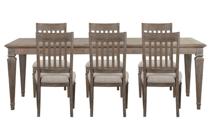 Magnussen - Lancaster Dovetail Grey Extendable Rectangular Dining Table With 6 Side Chairs - D4352-20-KIT6 view 1