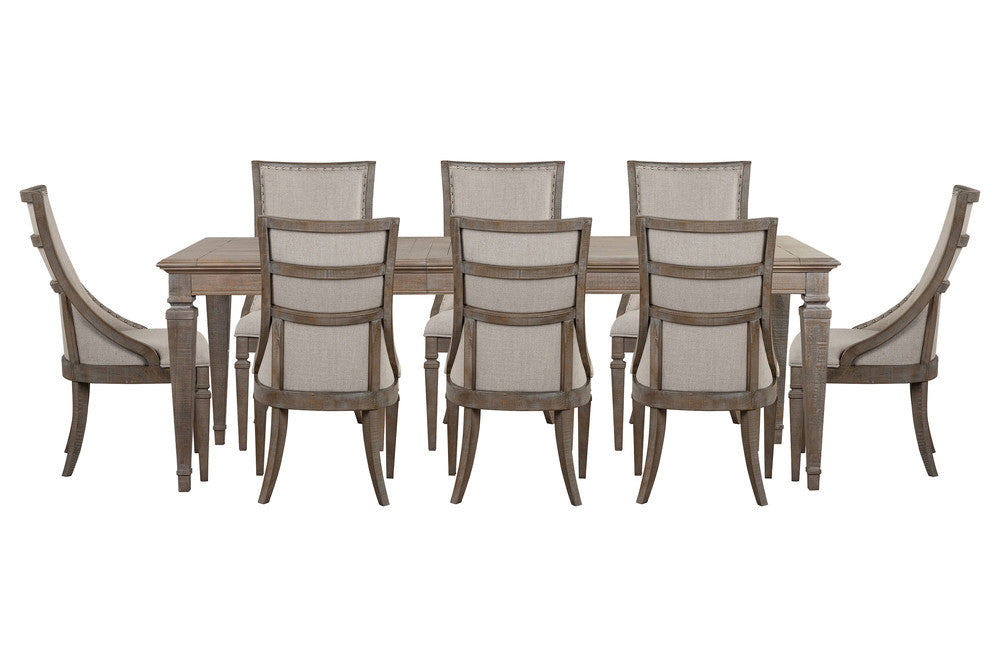 Magnussen - Lancaster Dovetail Grey Extendable Rectangular Dining Table With 8 Arm Chairs - D4352-20-KIT26 view 1