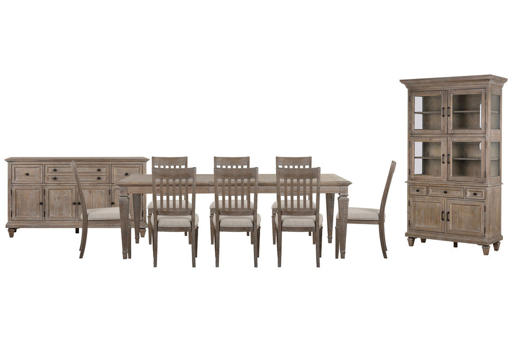 Magnussen - Lancaster Dovetail Grey Extendable Rectangular Dining Table With 8 Side Chairs Buffet And Dining Cabinet - D4352-20-KIT15 view 1