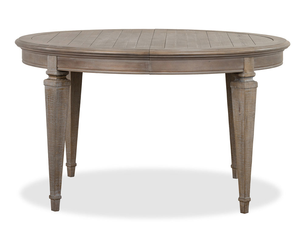 Magnussen - Lancaster Dovetail Grey Extendable Round Dining Table With 4 Side Chairs Server And Dining Cabinet - D4352-25-KIT4 view 4