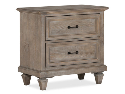Magnussen - Lancaster Dovetail Grey King Panel Bed 2 Nighstands Drawer Dresser With Landscape Mirror And Gentleman'S Chest - B4352-64-KIT6 view 6