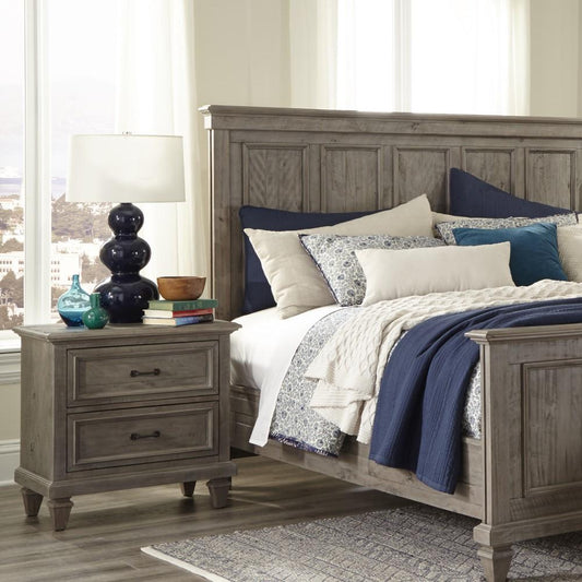 Magnussen - Lancaster Drawer Nightstand in Dovetail Grey - B4352-01 veiw 2