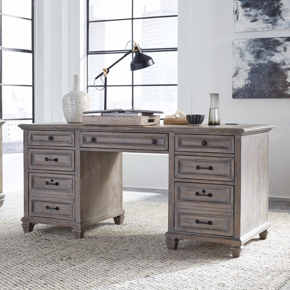 Magnussen - Lancaster Executive Desk - H4352-02 veiw 1