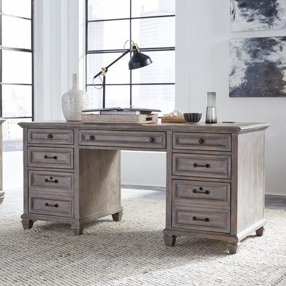 Magnussen - Lancaster Executive Desk - H4352-02 veiw 1