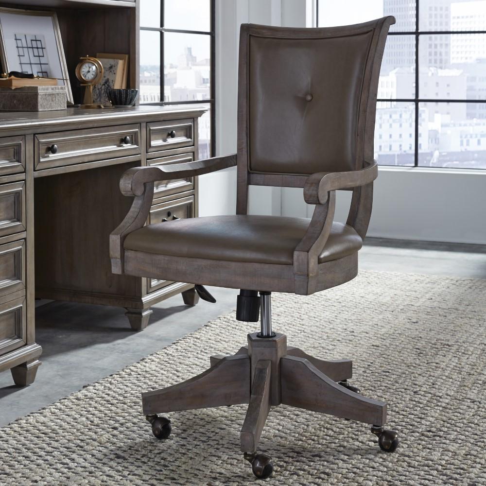 Magnussen - Lancaster Fully Upholstered Swivel Chair - H4352-82 veiw 1