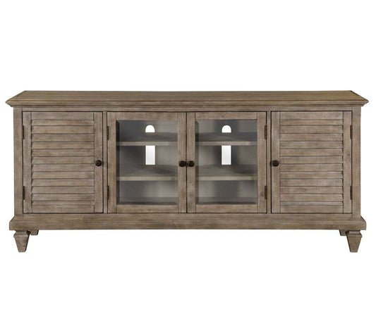 Magnussen - Lancaster Rustic Dovetail Grey Entertainment Console - E4352-05 veiw 1