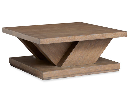 Magnussen - Lansbury Antique Wheat Square Cocktail Table With Casters - T5940-41 view 1