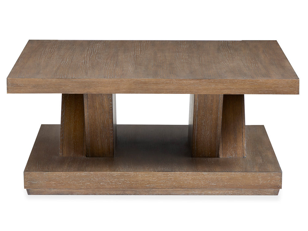 Magnussen - Lansbury Antique Wheat Square Cocktail Table With Casters - T5940-41 view 4
