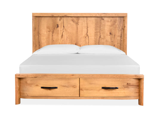 Magnussen - Laramie Honey Wheat California King Panel Storage Bed - B6433-74A view 2
