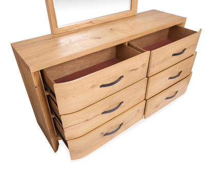 Magnussen - Laramie Honey Wheat Double Drawer Dresser - B6433-22 view 6