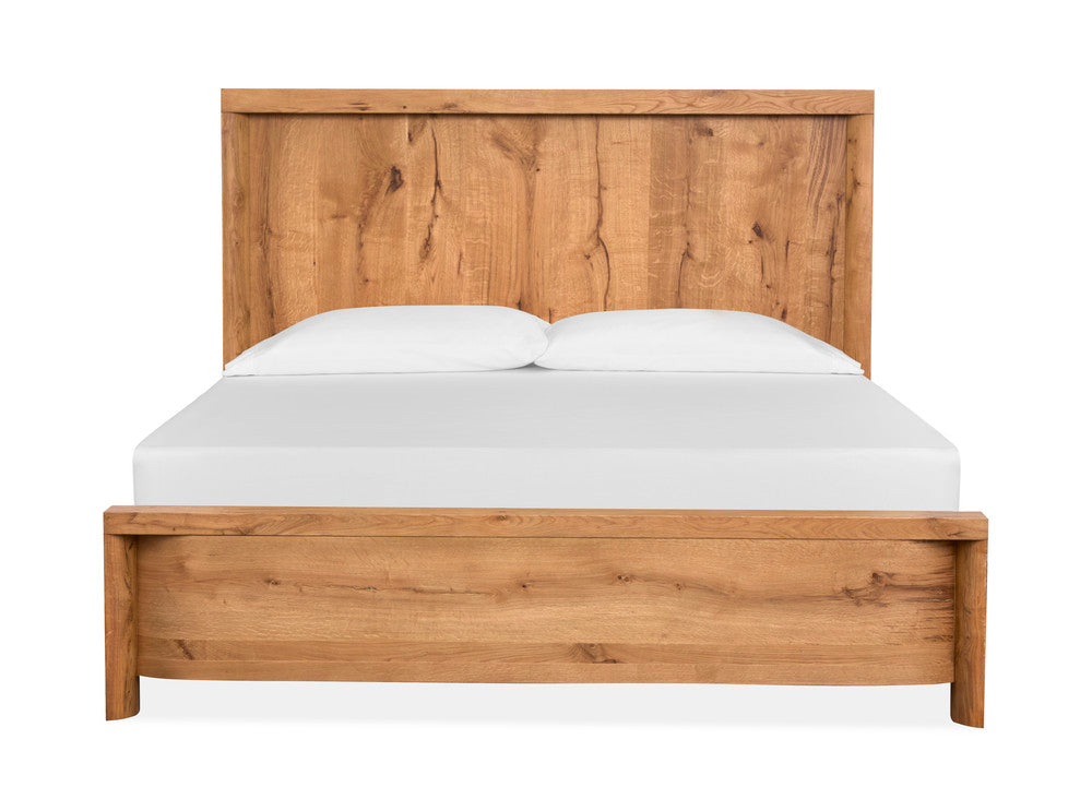Magnussen - Laramie Honey Wheat Queen Panel Bed With 2 Open Nightstands - B6433-54-KIT8 view 3
