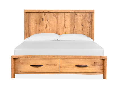 Magnussen - Laramie Honey Wheat Queen Panel Storage Bed - B6433-54A view 2