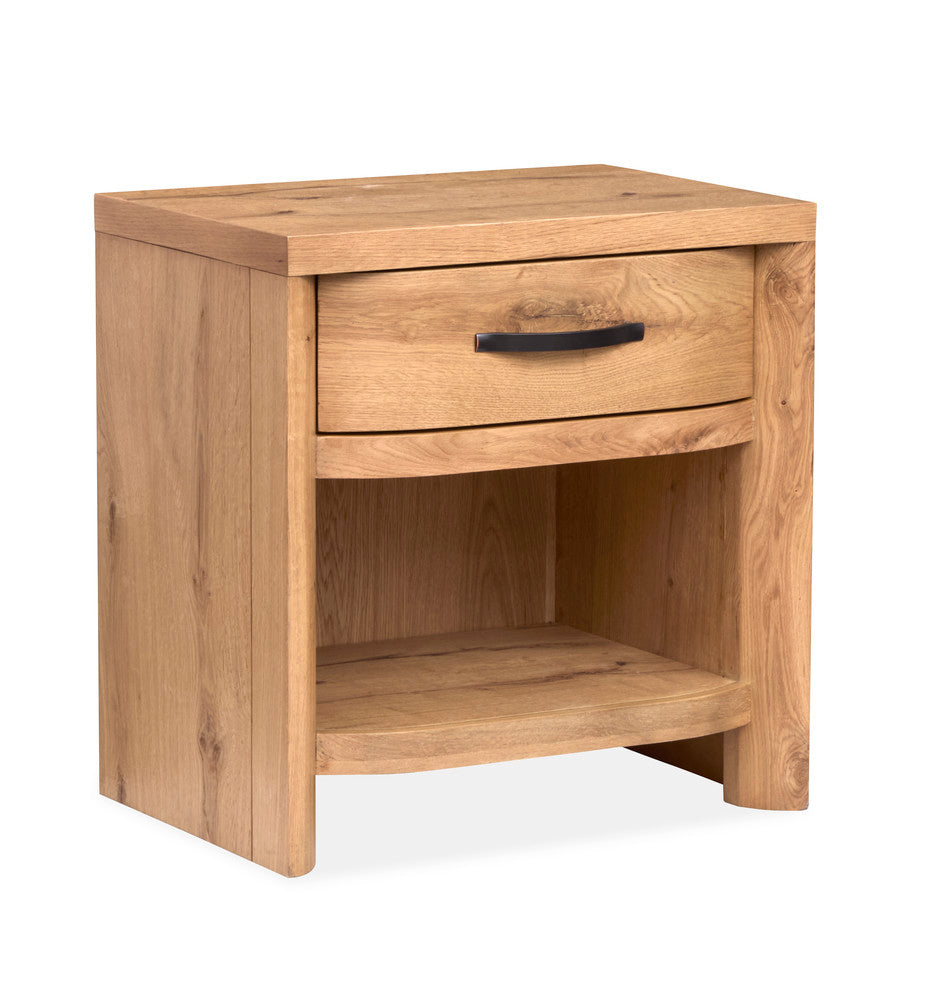 Magnussen - Laramie Honey Wheat Queen Panel Storage Bed With Open Nightstand - B6433-54A-KIT7 view 5