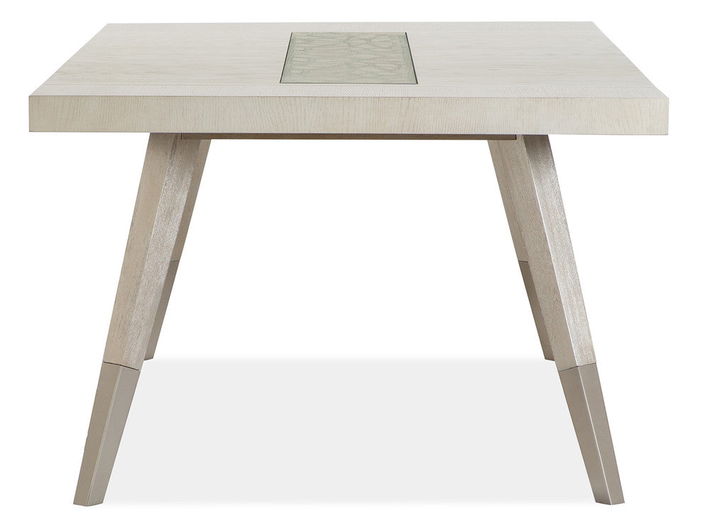 Magnussen - Lenox Acadia White Extendable Rectangular Dining Table With 4 Host Chairs And Server - D5490-20-KIT2 view 4
