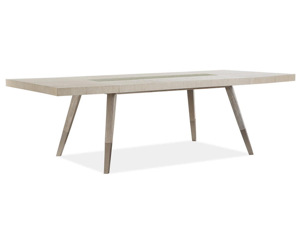 Magnussen - Lenox Acadia White Extendable Rectangular Dining Table With 6 Host Chairs And Server - D5490-20-KIT5 view 7