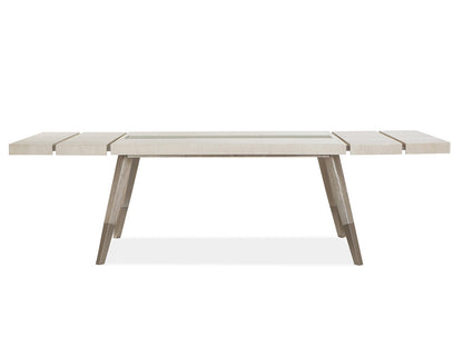 Magnussen - Lenox Acadia White Extendable Rectangular Dining Table With 6 Host Chairs And Server - D5490-20-KIT5 view 8