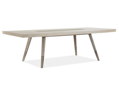 Magnussen - Lenox Acadia White Extendable Rectangular Dining Table With 6 Host Chairs - D5490-20-KIT4 view 7