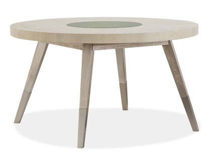 Magnussen - Lenox Acadia White Round Dining Table With 4 Host Chairs And Server - D5490-24-KIT2 view 2