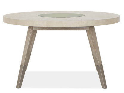 Magnussen - Lenox Acadia White Round Dining Table With 4 Host Chairs - D5490-24-KIT1 view 3