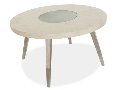 Magnussen - Lenox Acadia White Round Dining Table With 4 Host Chairs Server And Display Cabinet - D5490-24-KIT3 view 7