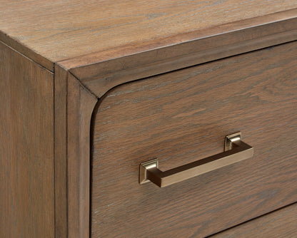 Magnussen - Lindon Belgian Wheat And Coffee Bean Double Drawer Dresser With Landscape Mirror - B5570-2240 view 9