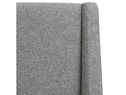 Magnussen - Lindon Belgian Wheat And Coffee Bean King Grey Upholstered Island Bed With Open Nightstand - B5570-60G-KIT6 view 8