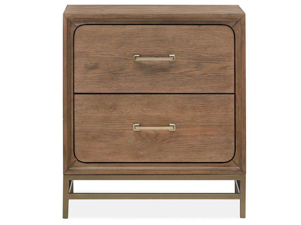 Magnussen - Lindon Belgian Wheat And Coffee Bean Queen Panel Bed With 2 Nightstands - B5570-54-KIT2 view 6